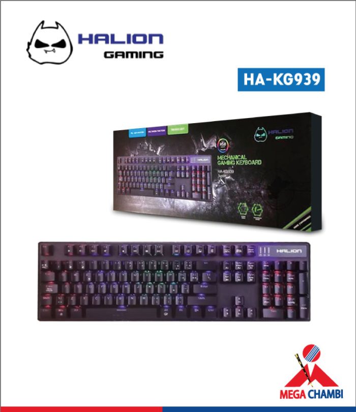 TECLADO HALION GAMER HA-KG939 JUPITER RGB MECANICO