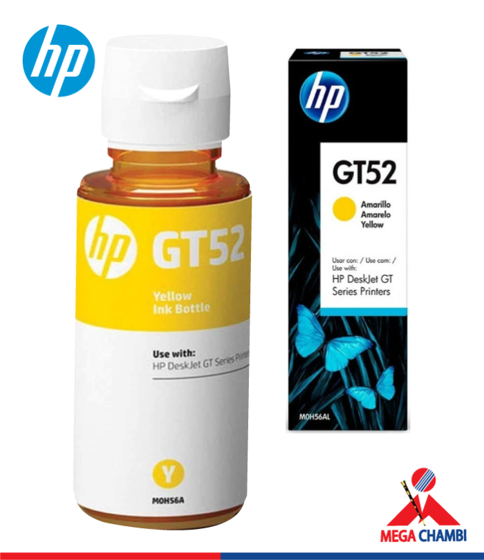 Tinta HP MOH56AL (GT52) – Yellow 8000 Pag