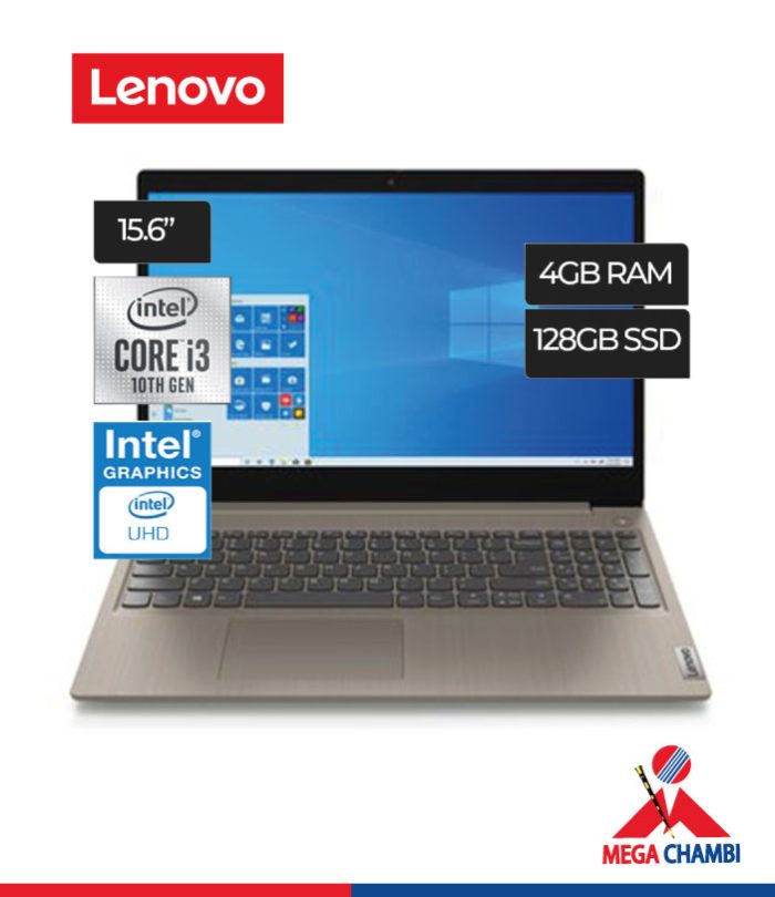 LAP-TOP LENOVO IDEAPAD 3 15IIL05 CI3 -1005G1 4GB/SSD 128GB/ 15.6" W10 COLOR ALMENDRA T.INGLES