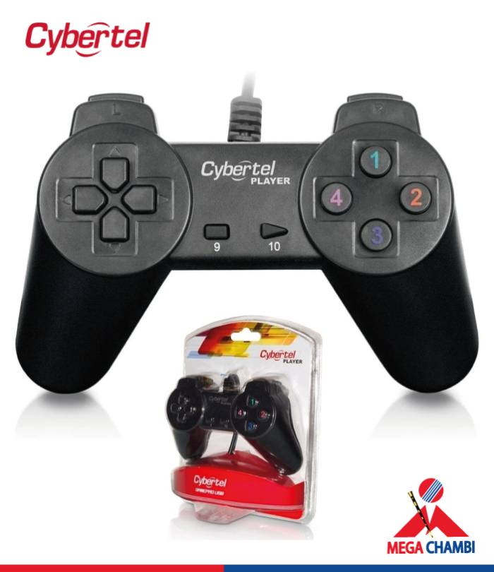 JOISTICK CYBERTEL PLAYER G3U NEGRO 10 BOTONES
