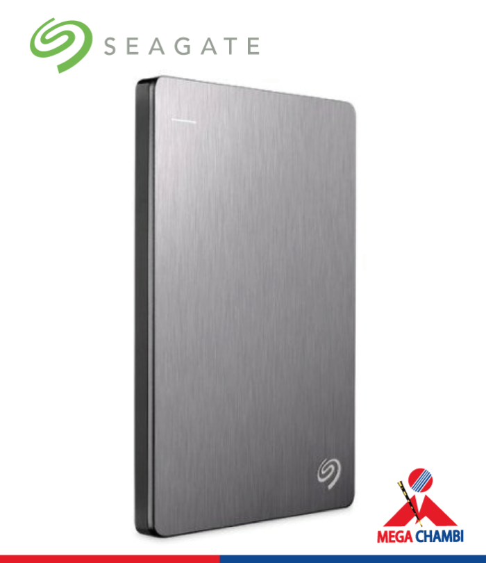 DISCO DURO EXTERNO SEAGATE 1TB 3.0 BACKUP+ PLUS SLIM PLATEADO