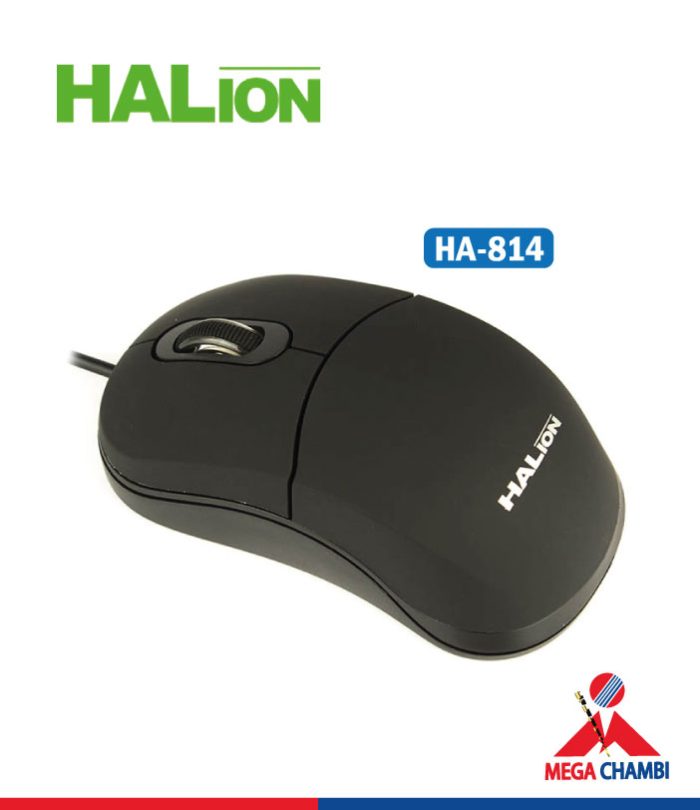 MOUSE HALION TRIDENT HA-814 USB NEGRO