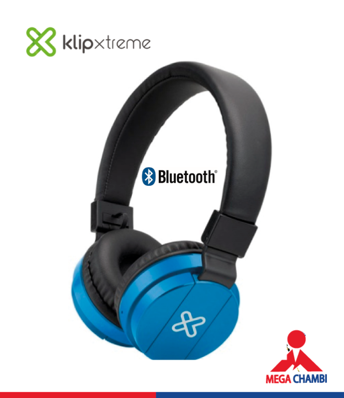 AUDIFONO KLIP XTREME FURY BLUETOOTH C/MIC KHS-620BL NEGRO / AZUL