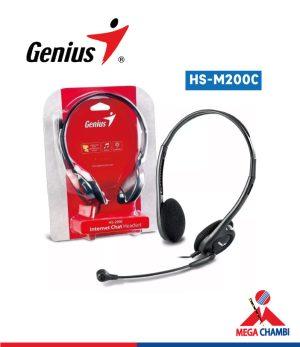 AUDIFONO C/MICROFONO P/PC GENIUS HS-M200C NEGRO