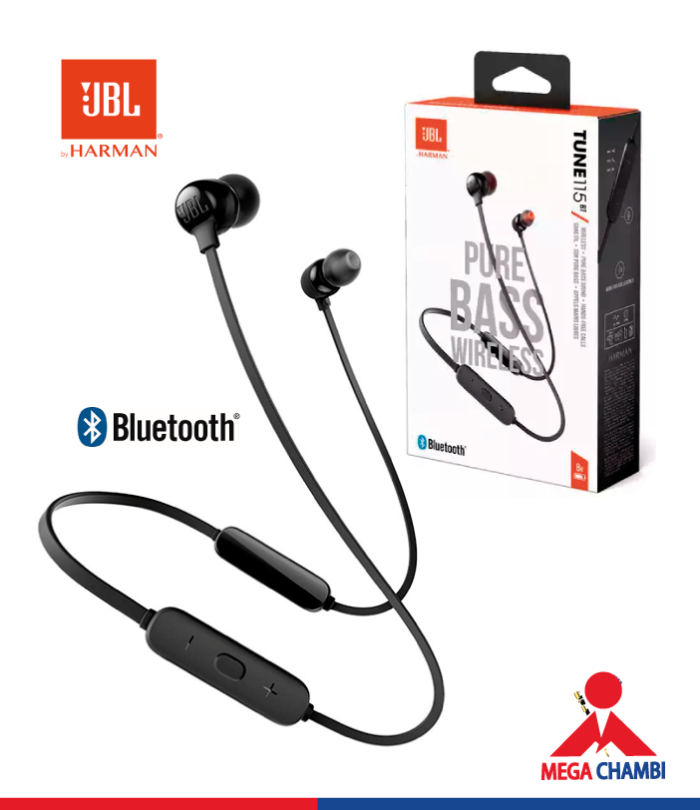 AUDIFONO JBL BLUETOOTH TUNE115BT PURE BASS WIRELESS